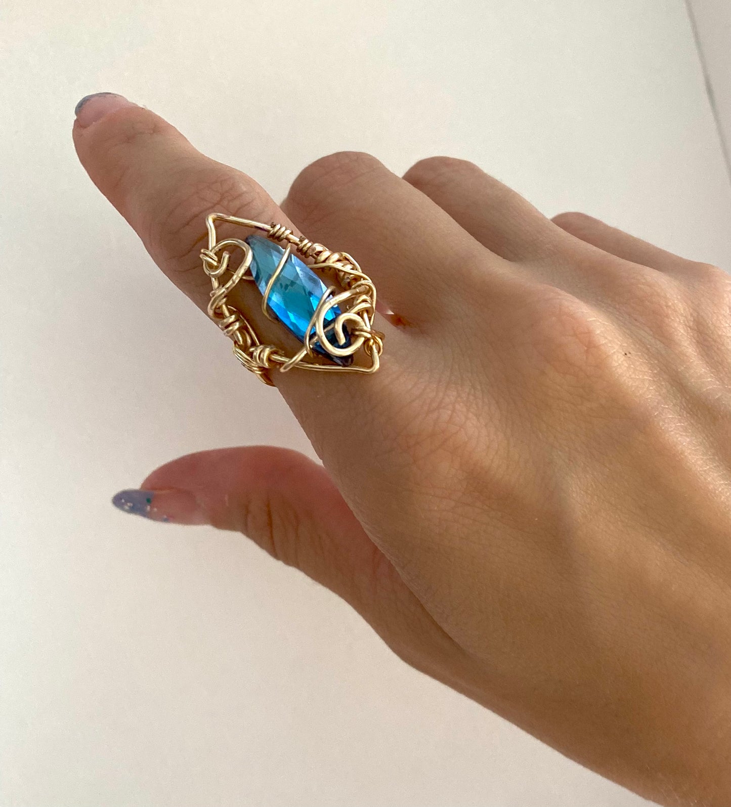 Siren Gemstone Crown Ring